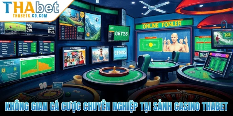 Casino Thabet 1 Không gian cá cược chuyên nghiệp tại sảnh Casino Thabet